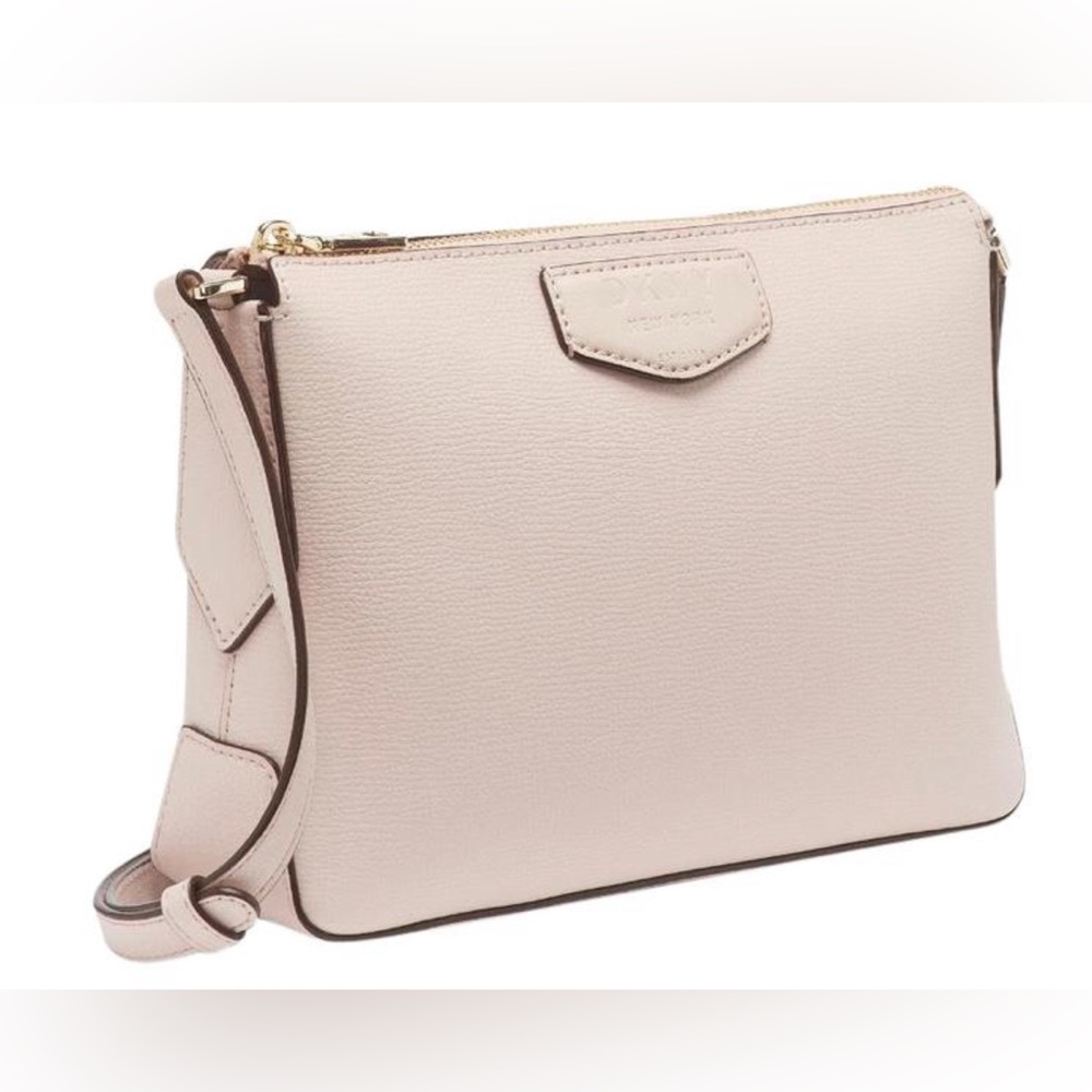 DKNY Sullivan Top-zip Blush Pink Leather Cross Body Bag